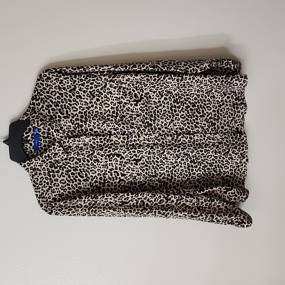 Apt 9 Cheetah Print Office Blouse